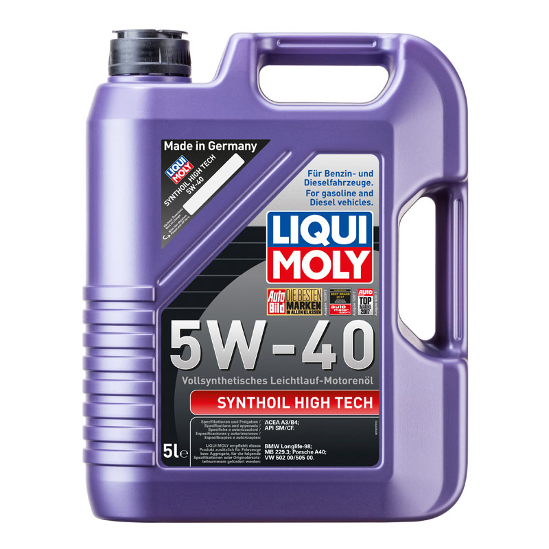 LIQUI MOLY Масло моторное Synthoil High Tech 5W40 5л