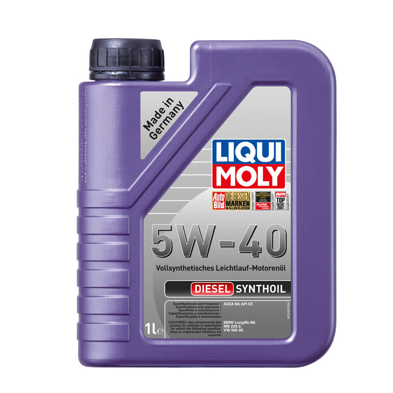 LIQUI MOLY Масло моторное Diesel Synthoil 5W40 1л