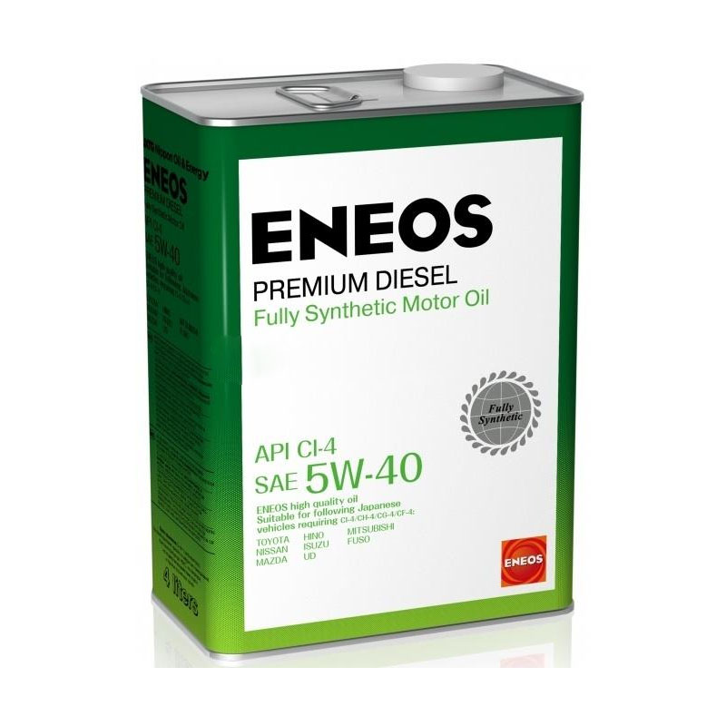 ENEOS Масло моторное Premium Diesel 5W40 4л