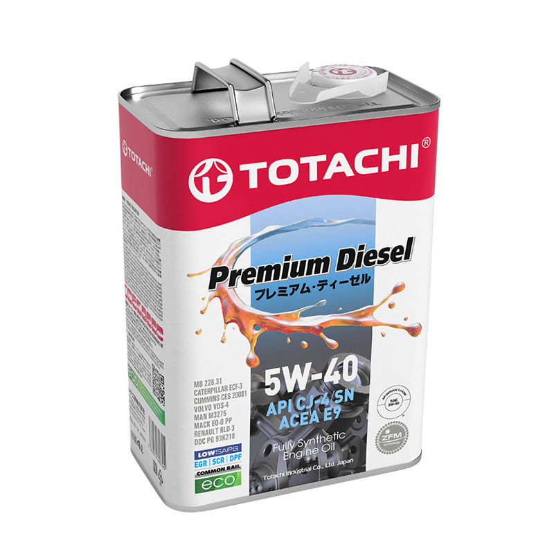 TOTACHI Масло моторное Premium Diesel 5W40 4л
