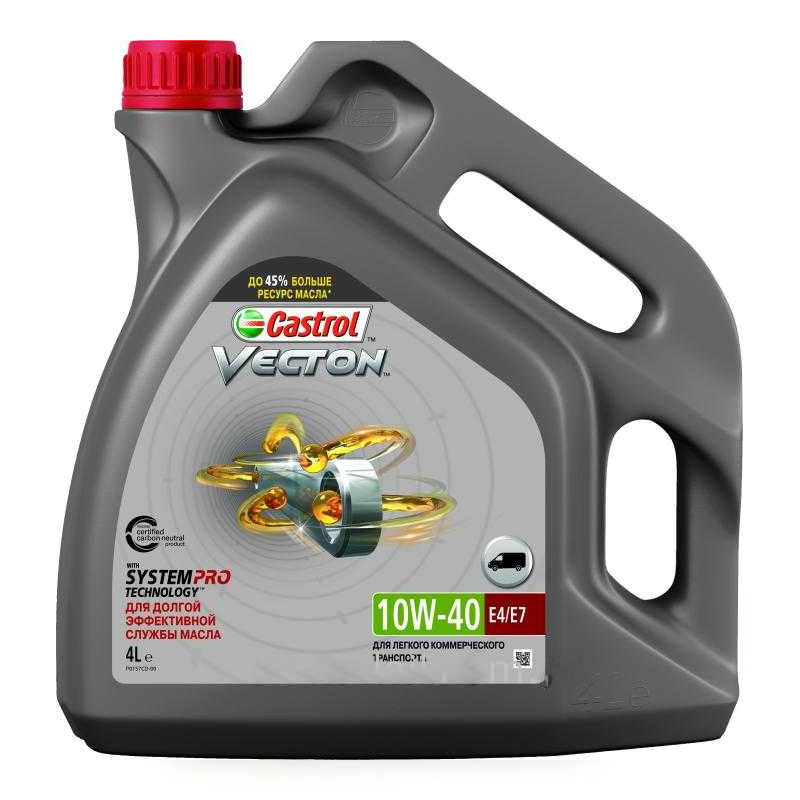 CASTROL Масло моторное Vecton 10W40 E4/E7 4л