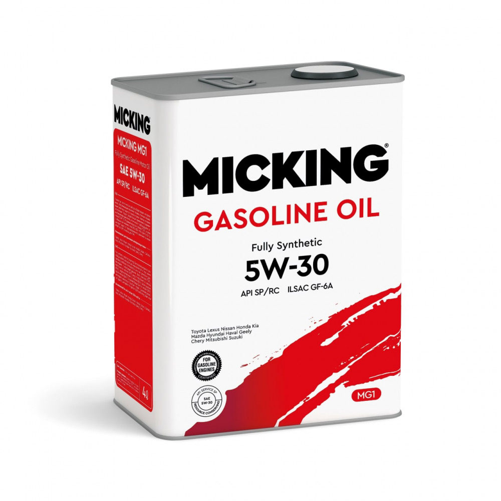 MICKING Масло моторное Gasoline Oil MG1 5W30 4+1л