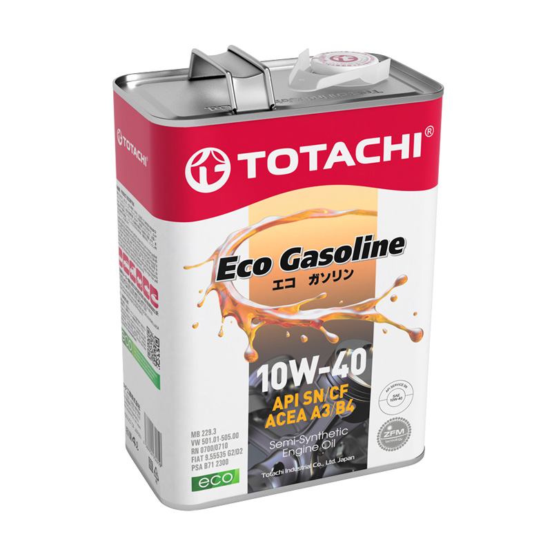 TOTACHI Масло моторное Eco Gasoline 10W40 4л
