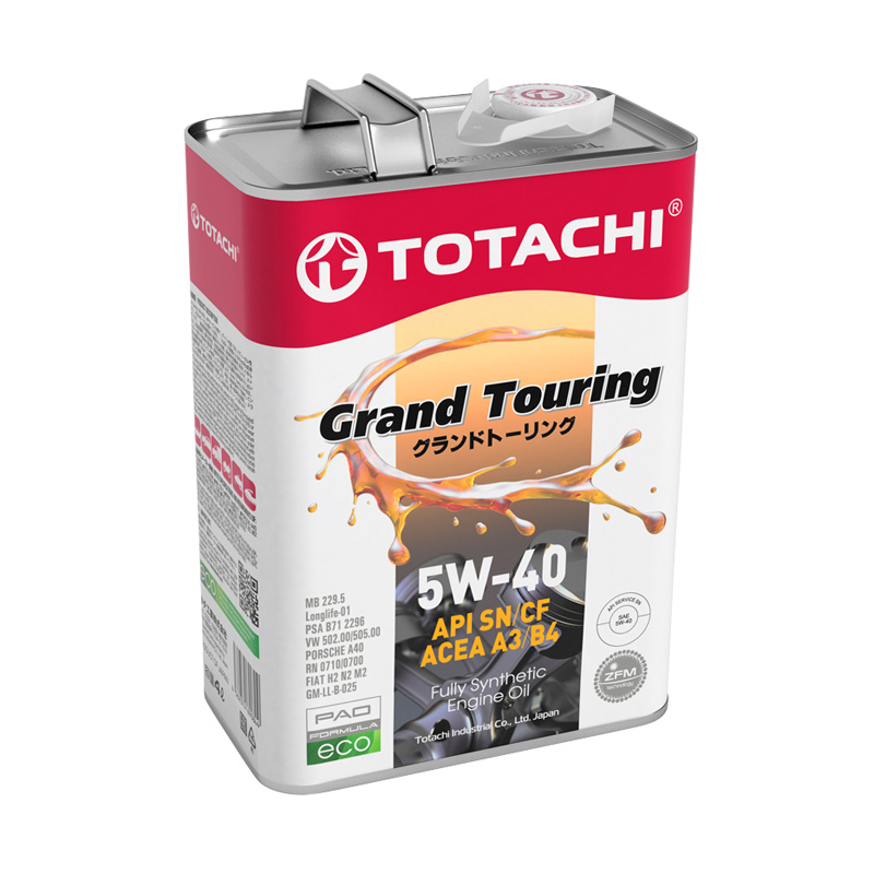 TOTACHI Масло моторное Grand Touring 5W40 4л