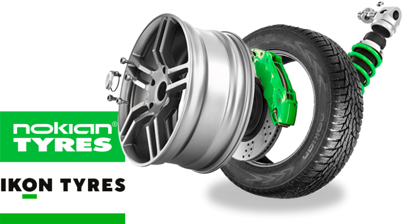 Бесплатный шиномонтаж при покупке комплекта шин (4 шт) Ikon Tyres  или Nokian Tyres
